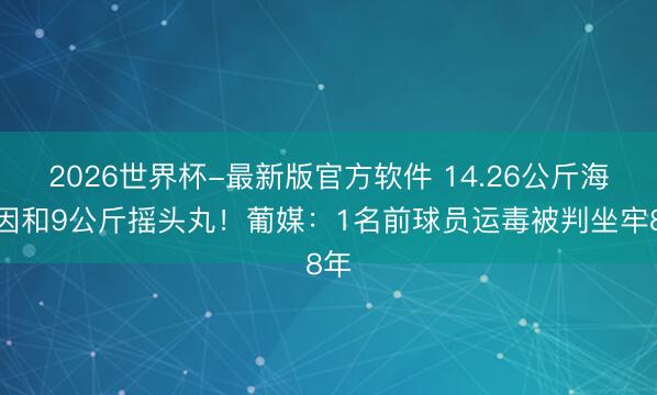 2026世界杯-最新版官方软件 14.26公斤海洛因和9公斤摇头丸！葡媒：1名前球员运毒被判坐牢8年